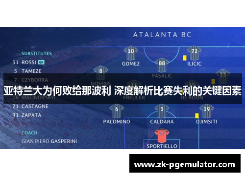 亚特兰大为何败给那波利 深度解析比赛失利的关键因素