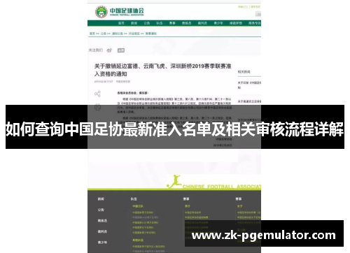 如何查询中国足协最新准入名单及相关审核流程详解