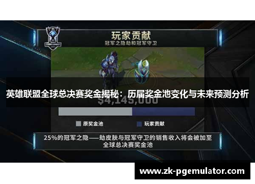 英雄联盟全球总决赛奖金揭秘：历届奖金池变化与未来预测分析